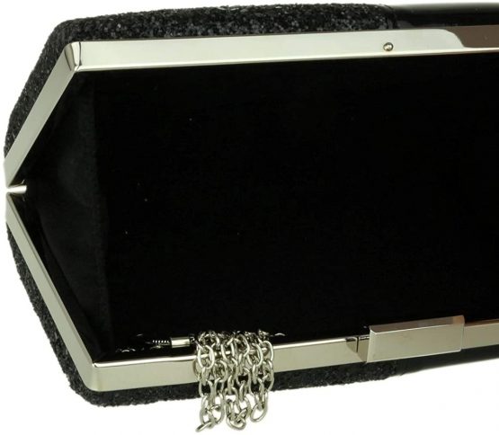 Girly HandBags Glitter Glossy Clutch Bag - Image 3