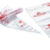 DE BUYER Disposable Pastry Bags Roll 20 Pieces, 40 cm, Steel, White, 33.81 x 4.39 x 2.21 cm