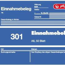 Herlitz Receipts A6,1 Piece,50 Sheets