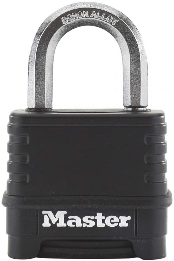 MASTER LOCK Heavy Duty Padlock [Combination] [Zinc] [Outdoor] M178EURD - Best Used for Storage Units, Sheds, Garages, Trailers and More