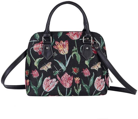 Signare Tapestry Handbags Shoulder bag and Crossbody Bags for women with Floral Design - Image 4