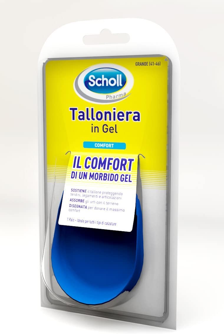 Scholl Comfortable Gel Heel Pad Large, Blue