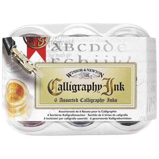 Winsor & Newton Calligraphy Ink - Set of 6 Assorted - Image 4