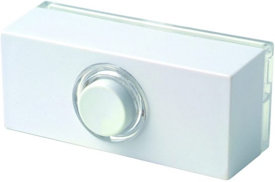 Friedland D534WE 'Lightspot' Wired Illuminated Bell Push - White