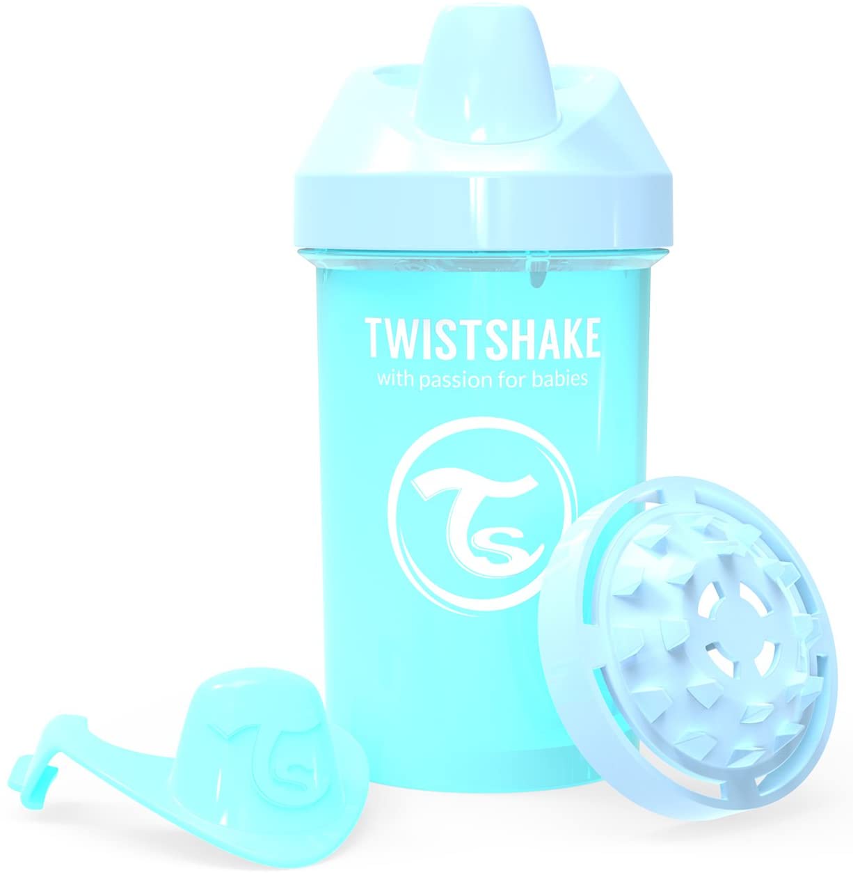 Twistshake Crawler Cup, Pastel Blue, 8+ Months/300 ml/10 oz. - Image 2