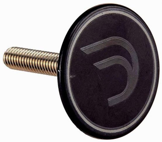 Deda Elementi Unisex's Magnetic Stem Top Cap, Black, One Size