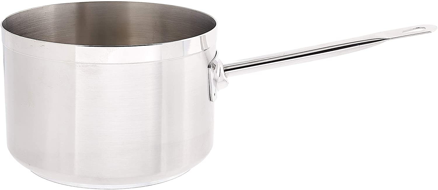 Paderno World Cuisine "Grand Gourmet Stainless-steel 4-1/4-Quart Sauce Pan, Silver - Image 2