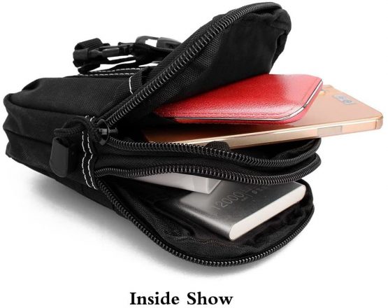 FiveloveTwo Small Hiking Waistpacks Multi-Purpose Poly Tool Holder EDC Pouch Waist Bag Military Nylon Utility Tactical Molle Pack Camping Pouch - Image 3