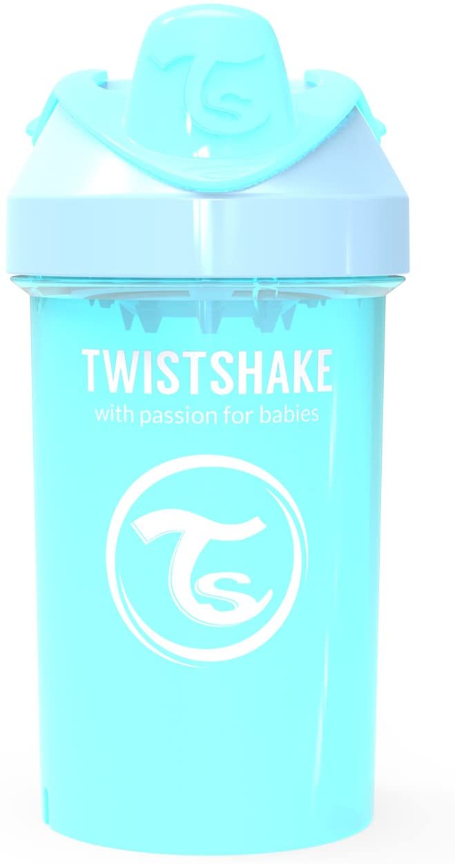 Twistshake Crawler Cup, Pastel Blue, 8+ Months/300 ml/10 oz.