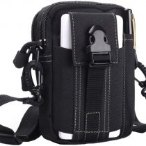 FiveloveTwo Small Hiking Waistpacks Multi-Purpose Poly Tool Holder EDC Pouch Waist Bag Military Nylon Utility Tactical Molle Pack Camping Pouch