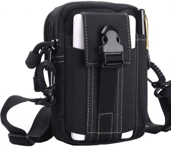 FiveloveTwo Small Hiking Waistpacks Multi-Purpose Poly Tool Holder EDC Pouch Waist Bag Military Nylon Utility Tactical Molle Pack Camping Pouch