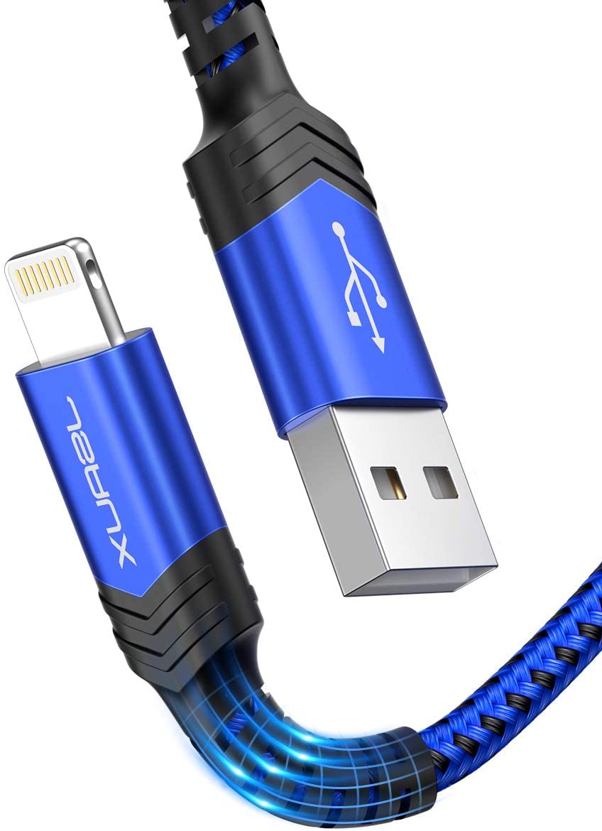 JSAUX Lightning iPhone Charger Cable, 2Pack [Apple MFi Certified] 1.8M