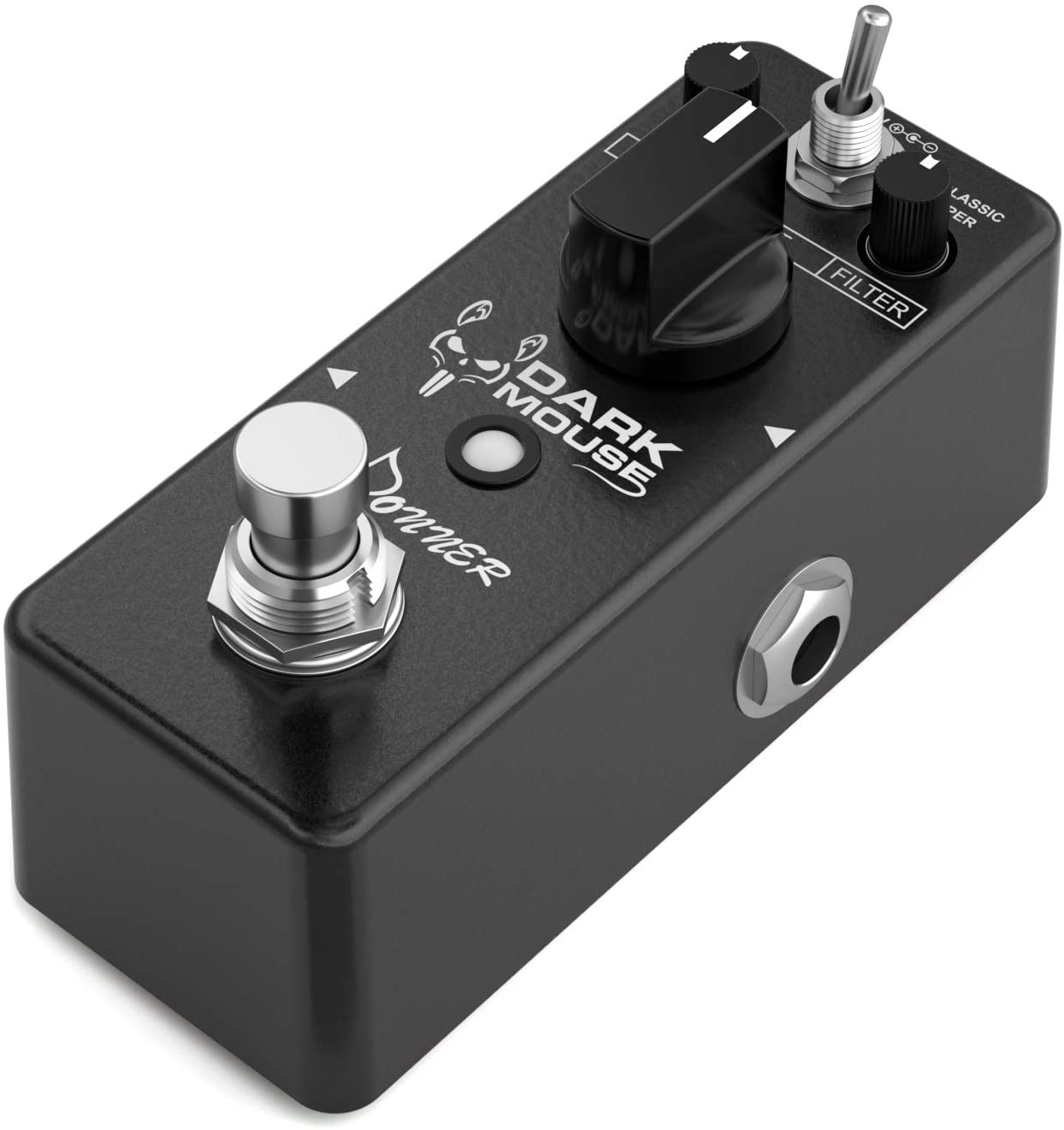 Donner Dark Mouse Distortion Effect Guitar Pedal, Distortion Pedal True bypass 2 Modes Classic and Hyper, Rat Distortion - Image 2