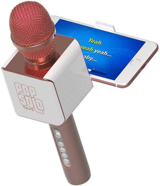 Tzumi Pop Solo Karaoke Mic Rose Gold. - Image 3