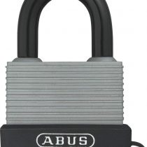ABUS 70AL/45 _ Grey Aluminium Padlocks Vinyl Coated 45 mm Grey