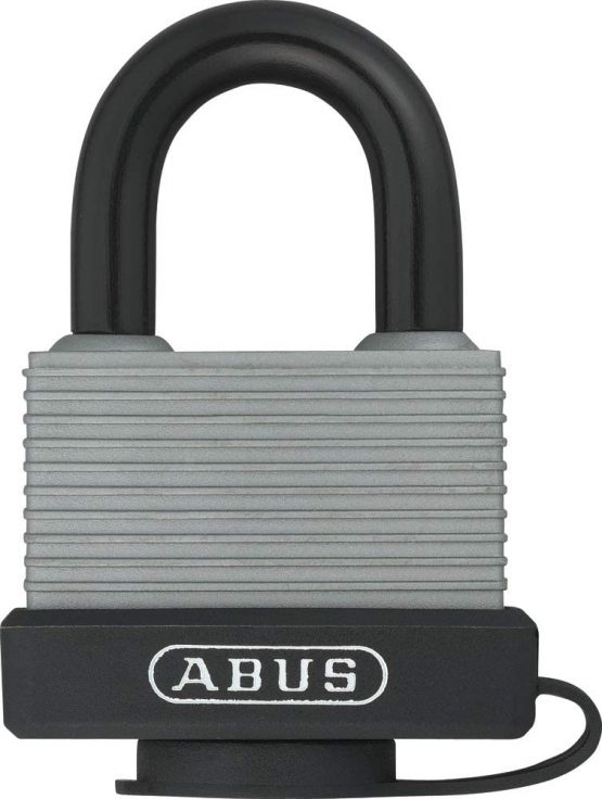 ABUS 70AL/45 _ Grey Aluminium Padlocks Vinyl Coated 45 mm Grey