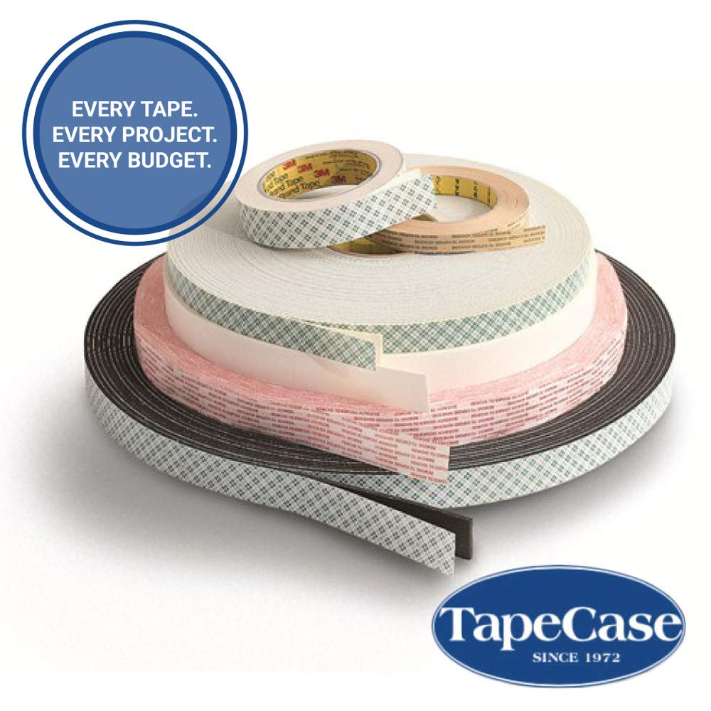 TapeCase 4026 1.5" x 6"-25 Natural Polyurethane Double Coated Foam Tape, 200 Volts Dielectric Strength, 6" Length - Image 2