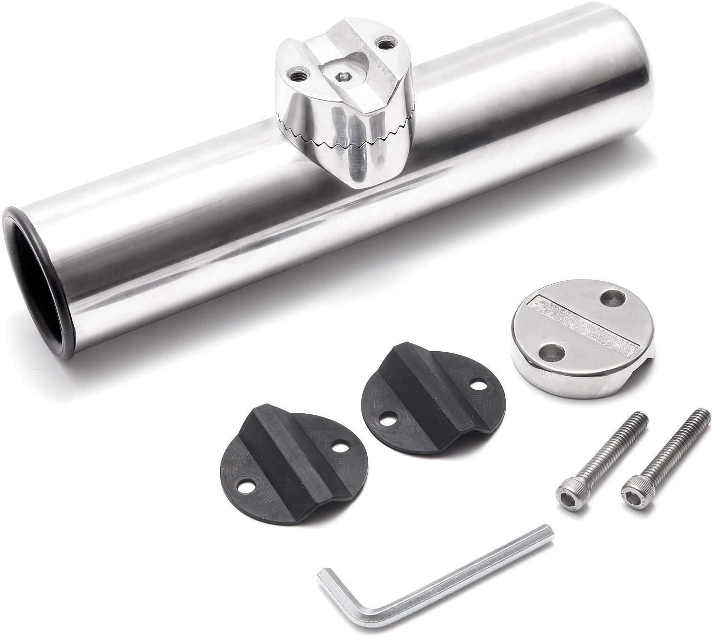 Stainless Steel Clamp on Fishing Rod Holder for Rails 1925mm, Tube