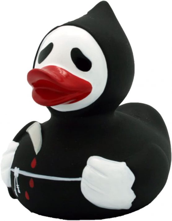 Lilalu 8 x 8 cm/50 g Collector and Baby Grim Reaper Rubber Duck Bath Toy - Image 2