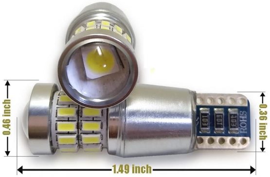 ARH Auto Accessories Projector 28 SMD 501 | W5W | T10 Sidelight Bulbs - 12 V, 8 W, | Pack of 2 - Image 4