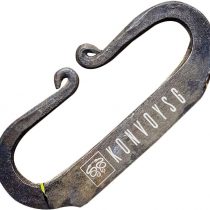 KonvoySG High Carbon Steel Simple Fire Lighting Tool Striker Emergency Starter For Use With All Kinds of Tinder For Bushcraft and Survivalists and Camping.