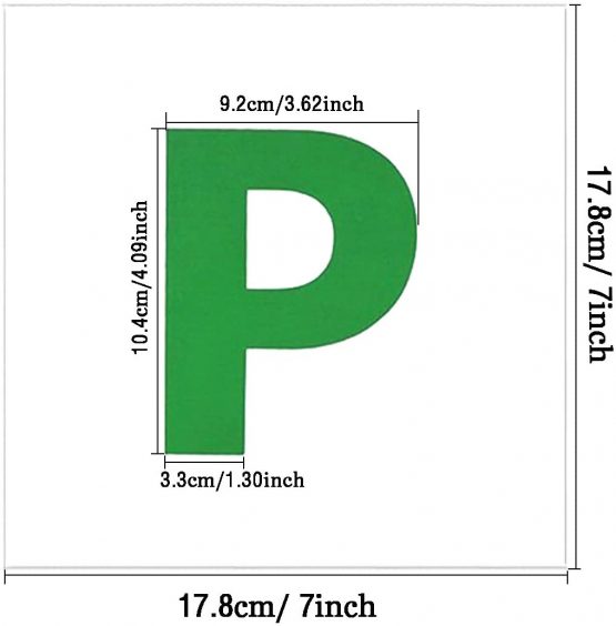 GoFriend 2 Pack Extra Strong Fully Magnetic L Plates Stickers and 1 Pack Fully Magnetic P Plate Learner Sticker for New Drivers, Perfect for Driving Security - Image 3