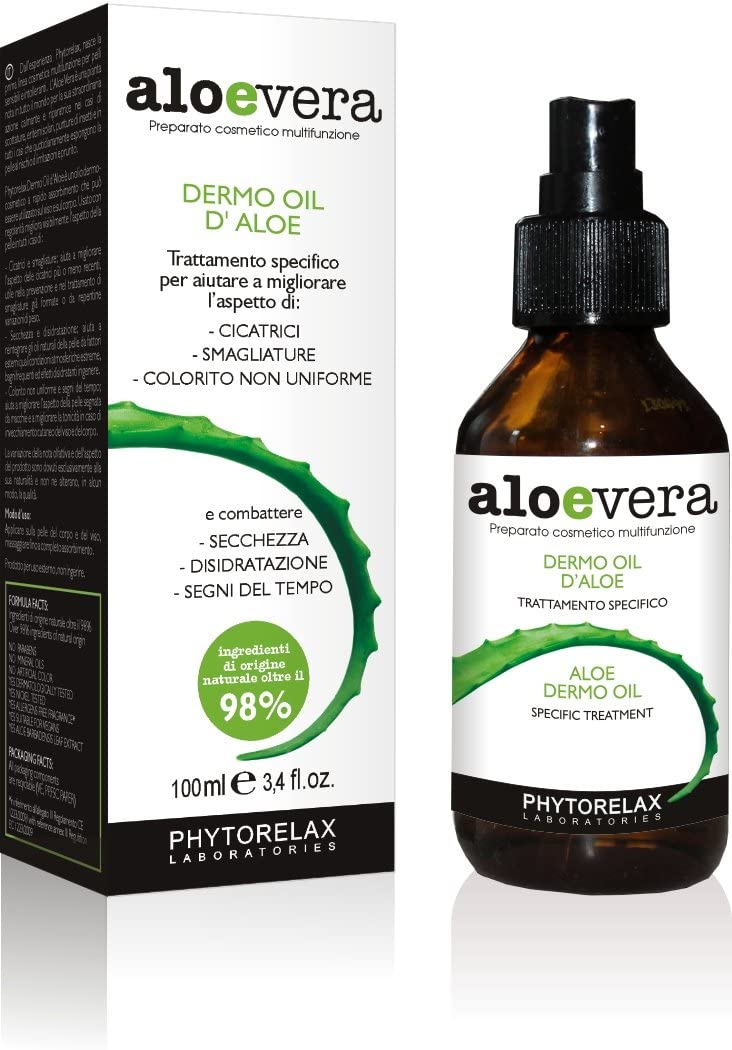 Phytore Lax Body Oil with Aloe Vera 100 ml, 100 ml (Pack of 1)