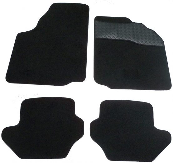 Sakura WW0307 Carpet Floor Mat, Black Trim