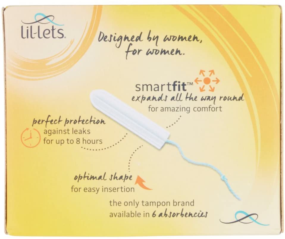 Lil-lets Non-Applicator Tampons Regular Absorbancy - 10 Tampons, White - Image 2