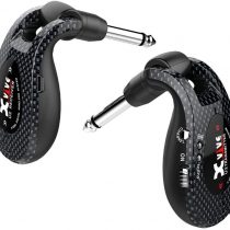 Xvive U2 Wireless Digital Transmitter/Receiver System for Guitar, Bass and Other Instruments, Rechargeable, 2.4 GHz Carbon