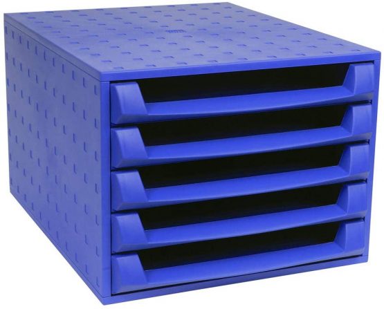 Exacompta The Box Forever, 5 Open Drawers - Cobalt Blue - Image 2