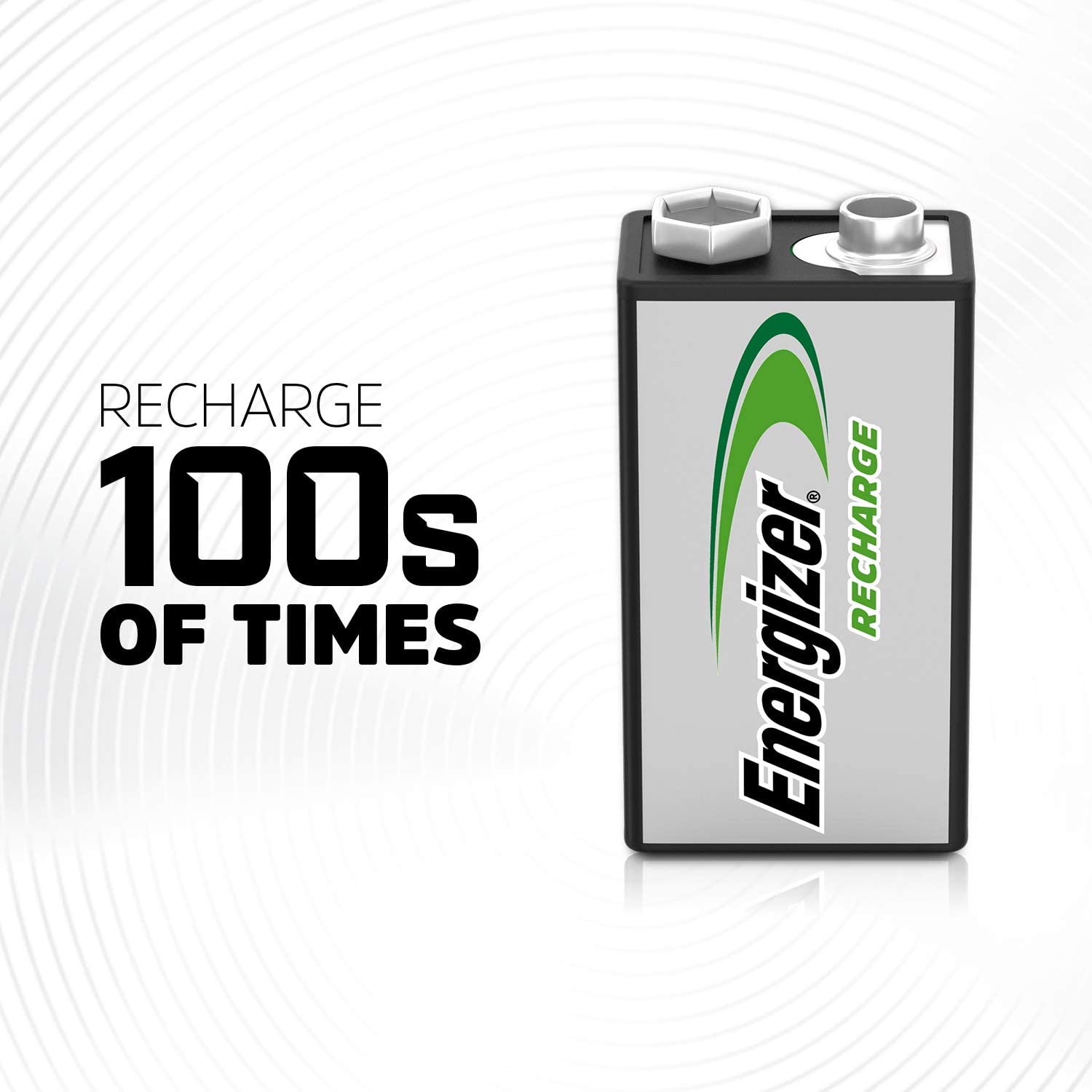Energizer Recharge Power Plus, Rechargeable 9V Battery (1 Pack), 175 mAh NiMH, Fire Alarms, Smoke Detectors, Radios, Toys - Image 4