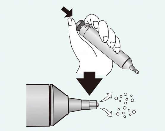 solder sucker pump with innovative 'enveloping' silicone nozzle. Made in Japan. engineer SS-02 - Image 4