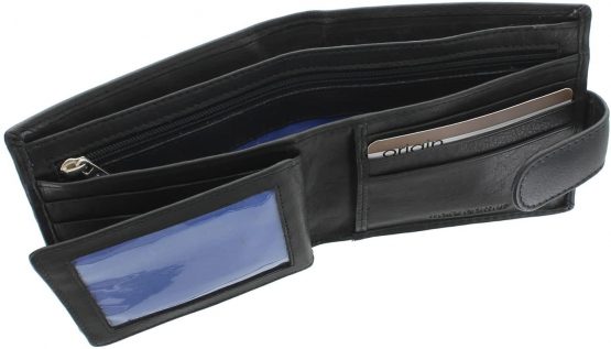 Mala Leather Origin Collection Leather Bi-Fold Wallet with RFID Protection 186_5 Black - Image 3