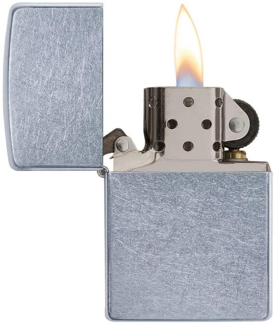 Zippo Windproof Lighter | Metal Long Lasting Zippo Lighter | Best with Zippo Lighter Fluid | Refillable Lighter | Perfect for Cigarettes Cigars Candles |Pocket Lighter Starter | Classic Street Chrome - Image 3