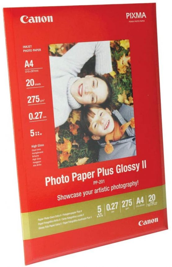 Canon Original PP-201A4 Bubblejet Media Photo Paper A4 20SH
