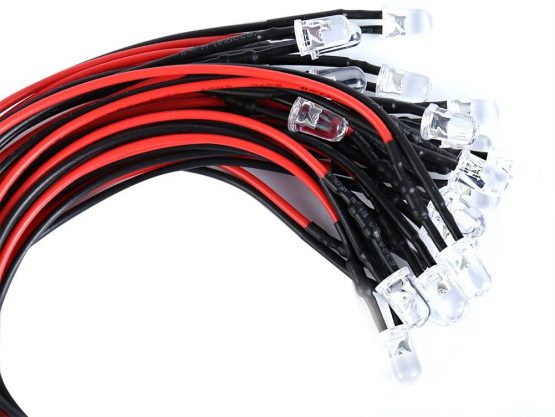 LAOMAO 1 Pack (20 Bulbs) 5mm 12V DC 7 Different Color Flashing LED Pre-Wired Round Top Bulb Lamp for DIY Car Boat Toys Flashing Parties - Image 3