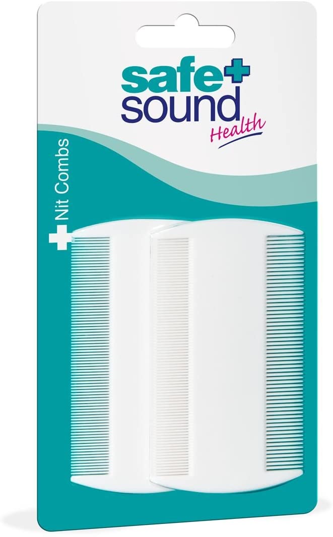 Murrays Safe & Sound Dust Combs - White (Pack of 2), 2 Count (Pack of 1)