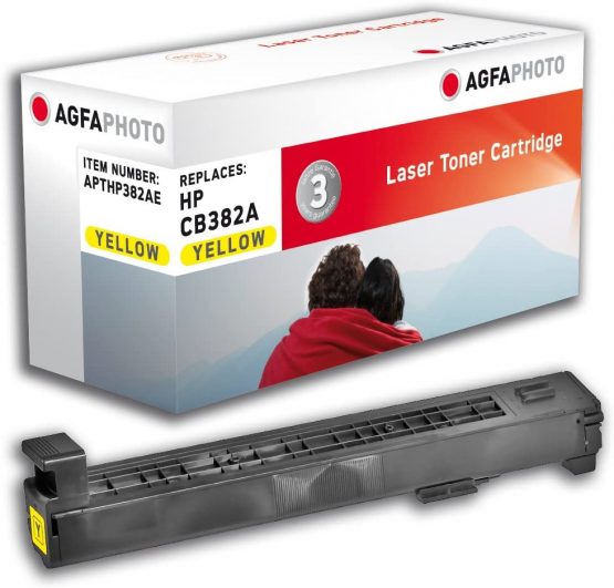 Agfaphoto APTHP382AE Copy and Laser Printer Catridges for HP Color Laserjet CP6015 CB382A