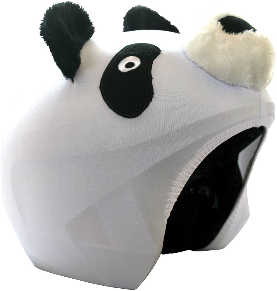 COOLCASC PANDA Multisport Helmet Cover, white, black - Image 2