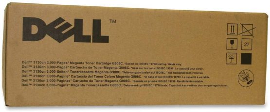 Dell Standard Capacity Toner Cartridge Yield 3000 Pages for Dell 3130cn Colour Laser Printers - Magenta