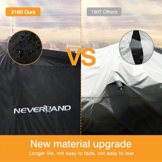 NEVERLAND ATV Quad Cover Outdoor Winterproof Waterproof Dust Rain UV Protection Universal 190T XXXL 256 * 110 * 120cm - Image 3