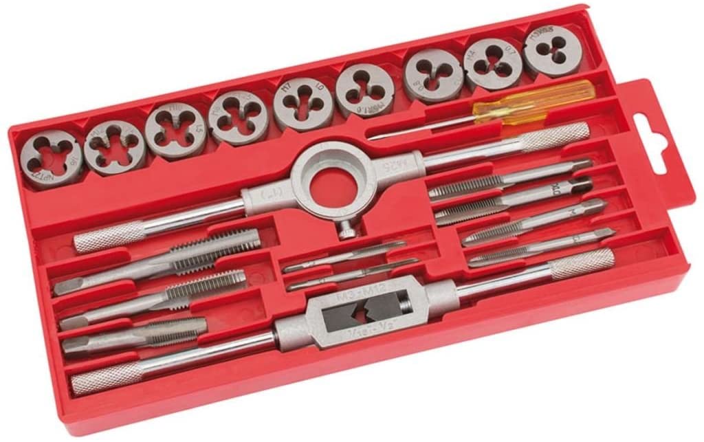 Draper 83234 Tap and Die Set (21 Piece), Silver - Image 2