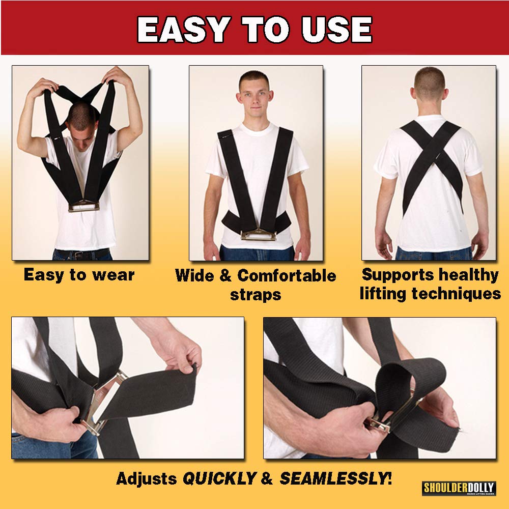 SHOULDER DOLLY 2-person shoulder strap, transport belt - Image 3