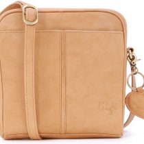 GIGI - Women’s Small Leather Cross Body Handbag - Shoulder Bag with Long Adjustable Strap - OTHELLO 22-29