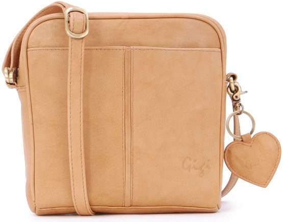 GIGI - Women’s Small Leather Cross Body Handbag - Shoulder Bag with Long Adjustable Strap - OTHELLO 22-29