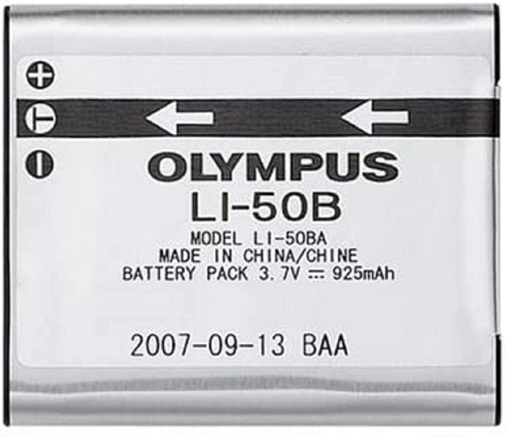 Olympus LI-50B Rechargeable Lithium-Ion Battery, Silver