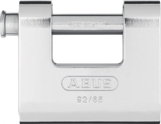 ABUS 30610 Monoblock Brass Shutter Padlock with Steel Jacket and 8511 Alike Keyed