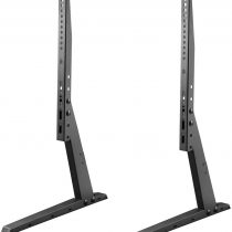 NewStar TV/Monitor Desk Stand for 37-70" Screen, Height Adjustable - Black - Mounting kit (2 legs) for LCD/plasma panel - black - screen size: 37"-70" - desktop stand