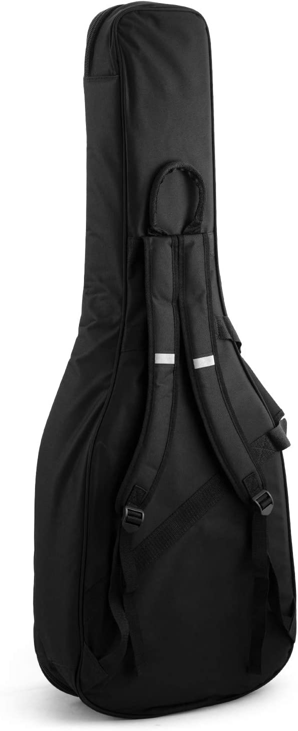 Tiger GGB42-AC Padded Gig Bag for Acoustic Guitar - Deluxe Case with Handle and Straps - 18mm of EPE Protective Padding - Black - Image 2